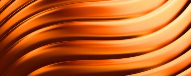 Soyut arkaplan. Renkli dalgalı yansıtıcı duvar kağıdı. Duvar kağıdı, afiş, arkaplan, kart, kitap kapağı veya web sitesi için grafiksel resimleme.