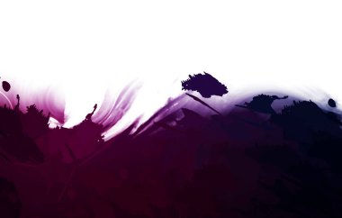 Taranmış Boyalı Soyut Arkaplan. Vahşi kaotik fırça darbeleri. Boya darbeleri. 2D İllüstrasyon. Fırça darbeli resim. 