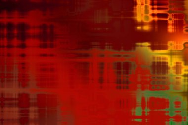 Soyut arkaplan. Yaşlanmış grunge dokusunda geometrik elementler. Farklı renk desenli grafiksel illüstrasyon.