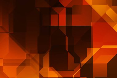 Dinamik bileşime sahip minimalist düz stil içinde modayı takip eden geometrik soyut arkaplan. 