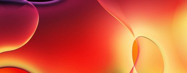 Soyut arkaplan. Değişken renk değişim dalgaları, dinamik hareketlerle. Işık dalgalarının neon renkli soyut tasarımı. Duvar kağıdı, afiş, arkaplan, kart, kitap illüstrasyonu, web sitesi.