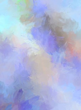 Sanatsal soyut arkaplan. Doku boyalı duvar kağıdı. Boya darbeleriyle yaratıcı bir illüstrasyon. Fırça desenli resim.