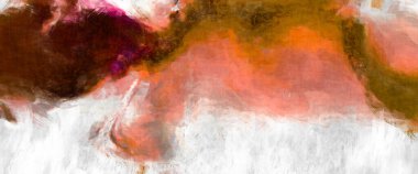 Soyut arkaplanda pürüzlü fırça darbeleri. Fırça boyası. Renkli boya darbeleri. Eşsiz duvar sanatı. Tuvaldeki modern sanat. Renkli çağdaş sanat eserleri. 