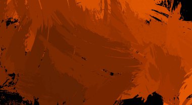 Sanatsal soyut arkaplan. Doku boyalı duvar kağıdı. Boya darbeleriyle yaratıcı bir illüstrasyon. Fırça desenli resim.