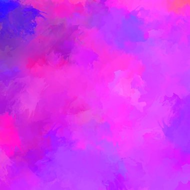 Duvar sanatı Eşsiz ve yaratıcı illüstrasyon. Fırça darbesi ile boyanmış. Renkli fırça darbelerinin soyut arkaplanı. Fırçalanmış canlı duvar kâğıdı. Boyalı sanatsal yaratım.