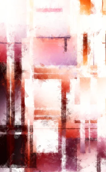 Modern sanat. Renkli çağdaş sanat eserleri. Renkli boya darbeleri. Soyut arkaplanda fırça darbeleri. Fırça boyası. Eşsiz duvar sanatı.