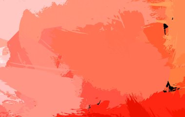 Sanatsal soyut arkaplan. Doku boyalı duvar kağıdı. Boya darbeleriyle yaratıcı bir illüstrasyon. Fırça desenli resim.