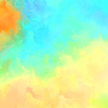 Boya darbeleri. 2D İllüstrasyon. Taranmış Boyalı Soyut Arkaplan. Fırça darbesi ile boyanmış. Modern sanat.