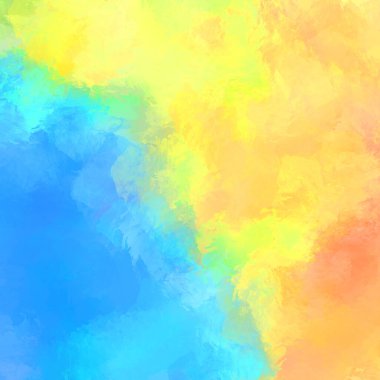 Boya darbeleri. 2D İllüstrasyon. Taranmış Boyalı Soyut Arkaplan. Fırça darbesi ile boyanmış. Modern sanat.