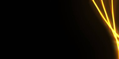 Işık dalgalarının neon renkli soyut tasarımı. Dijital arka plan ve neon ışığı parlama efekti. Parlak ışınlar duvar kağıdı.