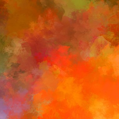 Boya darbeleri. 2D İllüstrasyon. Taranmış Boyalı Soyut Arkaplan. Fırça darbesi ile boyanmış. Modern sanat.