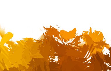 Taranmış Boyalı Soyut Arkaplan. Vahşi kaotik fırça darbeleri. Boya darbeleri. 2D İllüstrasyon. Fırça darbeli resim. 