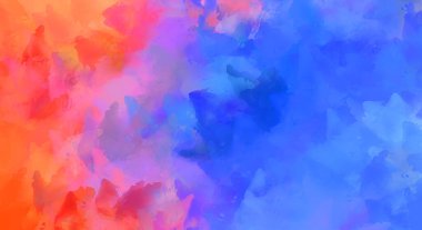 Renkli fırça darbelerinin soyut arkaplanı. fırçalanmış canlı duvar kağıdı. resmedilmiş sanat eseri. Eşsiz ve yaratıcı illüstrasyon.