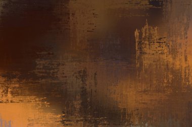 Çapraz vahşi fırça darbeleriyle arka plan. Renkli ve canlı bir tasvir. Boyalı sanat. Yaratıcı soyut resim.