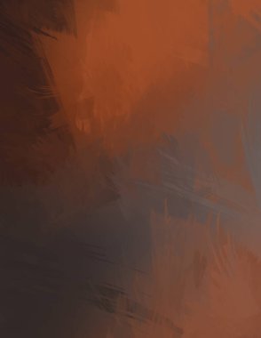 Renkli fırça darbelerinin 2D çizimi. Dekoratif desenli resim. canlı boya desenli arkaplan.