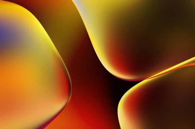 Soyut arkaplan. Değişken renk değişim dalgaları, dinamik hareketlerle. Işık dalgalarının neon renkli soyut tasarımı. Duvar kağıdı, afiş, arkaplan, kart, kitap illüstrasyonu, web sitesi.