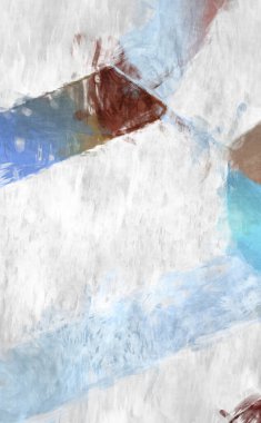 Soyut arkaplanda pürüzlü fırça darbeleri. Fırça boyası. Renkli boya darbeleri. Eşsiz duvar sanatı. Tuvaldeki modern sanat. Renkli çağdaş sanat eserleri. 