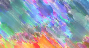 Çağdaş sanat. El yapımı resim. Modern sanat eserleri. Yüzeyde suluboya fırça darbeleriyle resim yapmak. 2D çizim. Sanatsal arkaplan resmi. Tablo üzerinde soyut resim. Renkli doku.