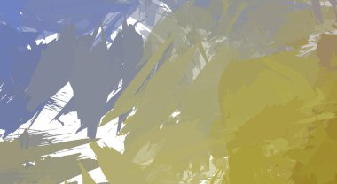 Renkli fırça darbelerinin 2B çizimi. Dekoratif doku resmi. Canlı boya desenli arka plan. Kaotik fırça darbeleri resim.