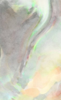 Alkol mürekkebini andıran rahatlatıcı fırça darbelerinin modern resmi. Poster, duvar sanatı, afiş, kart, kitap kapağı veya ambalaj için pastel renkli suluboya resim.