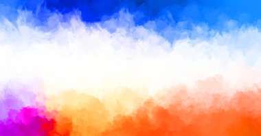 Taranmış Boyalı Soyut Arkaplan. Fırça darbesi ile boyanmış. Sanatsal canlılık ve renkli duvar kağıdı.