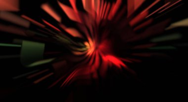 Işık parçacık izleri. Parlayan parçacıkları ve çizgileri olan ışık patlaması yıldızı. Güzel hareketli soyut ışın arkaplanı.