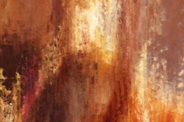 Modern sanat. Renkli çağdaş sanat eserleri. Renkli boya darbeleri. Soyut arkaplanda fırça darbeleri. Fırça boyası. Eşsiz duvar sanatı.