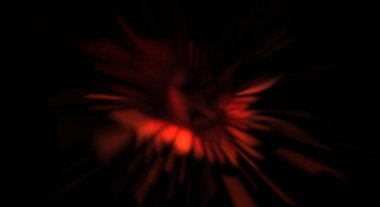 Işık parçacık izleri. Parlayan parçacıkları ve çizgileri olan ışık patlaması yıldızı. Güzel hareketli soyut ışın arkaplanı.