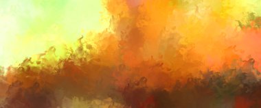 Sanatsal soyut arkaplan. Doku boyalı duvar kağıdı. Boya darbeleriyle yaratıcı bir illüstrasyon. Fırça desenli resim.