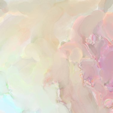 Çağdaş sanat. El işçiliğinin renkli dokusu. Modern resim. Yüzeyde suluboya vuruşlar. Sanatsal arkaplan resmi. Tablo üzerinde soyut resim. Fırça darbeleri. 