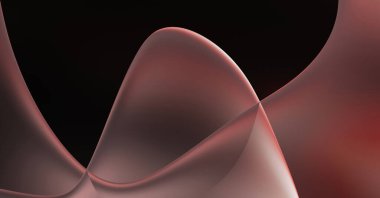 Soyut arkaplan. Değişken renk değişim dalgaları, dinamik hareketlerle. Işık dalgalarının neon renkli soyut tasarımı. Duvar kağıdı, afiş, arkaplan, kart, kitap illüstrasyonu, web sitesi.