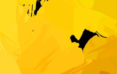 Sanatsal soyut arkaplan. Doku boyalı duvar kağıdı. Boya darbeleriyle yaratıcı bir illüstrasyon. Fırça desenli resim.