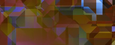 Soyut geometrik duvar kağıdı. Geometrik renkli şekiller. Çokgen arka plan. Bir teknolojinin dijital illüstrasyonuName.