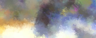 Sanatsal canlılık ve renkli duvar kağıdı. Taranmış Soyut Arkaplan. Fırça darbeli resim. 