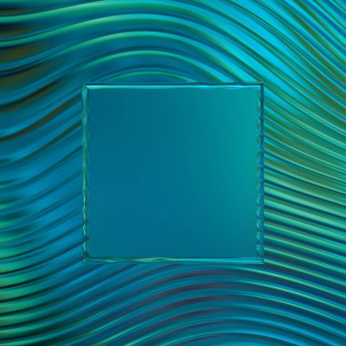 Soyut çerçeveli arkaplan. Renkli, canlı, dalgalı bir duvar kağıdı. Merkezi çerçeveli yaratıcı grafik 2d çizim. Dinamik şekilli modaya uygun sıvı örtüsü.