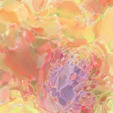 El yapımı sürreal soyut desenli suluboya. Modern sanatsal resim. 2D çizim. Arkaplan boyası karışımı. Yaratıcı duvar sanatı. Çağdaş sanat.