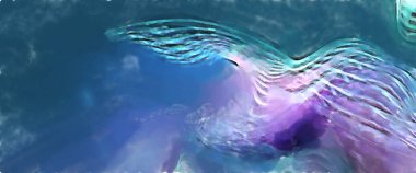 Modern sanat. Renkli çağdaş sanat eserleri. Renkli boya darbeleri. Soyut arkaplanda fırça darbeleri. fırça boyası.