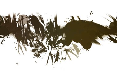 resmedilmiş sanat eseri. fırçalanmış canlı duvar kağıdı. Eşsiz ve yaratıcı illüstrasyon. Renkli fırça darbelerinin soyut arkaplanı. 