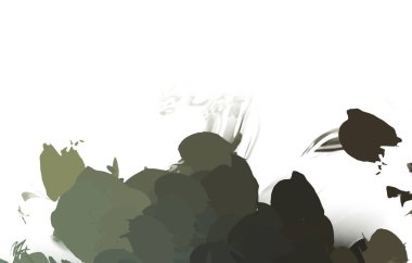 Taranmış Boyalı Soyut Arkaplan. Vahşi kaotik fırça darbeleri. Boya darbeleri. 2D İllüstrasyon. Fırça darbeli resim. 