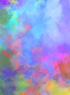 Sanatsal soyut arkaplan. Doku boyalı duvar kağıdı. Boya darbeleriyle yaratıcı bir illüstrasyon. Fırça desenli resim.