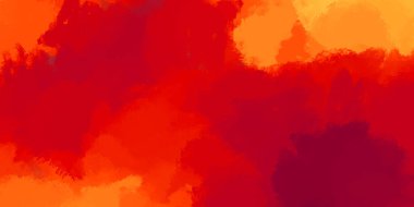 Fırça darbesi ile boyanmış. Sanatsal canlılık ve renkli duvar kâğıdı. Kaotik resim. Taranmış Boyalı Soyut Arkaplan. 