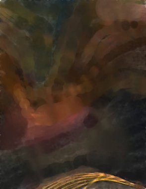 Modern sanat. Renkli çağdaş sanat eserleri. Renkli boya darbeleri. Soyut arkaplanda fırça darbeleri. fırça boyası.