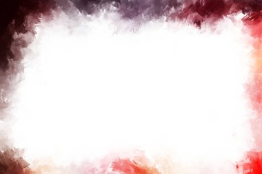 Modern sanat. Taranmış Boyalı Soyut Arkaplan. Fırça darbesi ile boyanmış. Boya darbeleri. 2B Görüntü