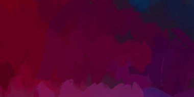 Canlı boya desenli arka plan. Renkli fırça darbelerinin 2B çizimi. Dekoratif doku resmi. Boyalı arkaplan.