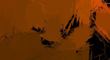 Sanatsal soyut arkaplan. Doku boyalı duvar kağıdı. Boya darbeleriyle yaratıcı bir illüstrasyon. Fırça desenli resim.