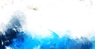 Canlı fırça darbeleriyle boyanmış. Renkli desenli resim. Fırçalanmış duvar kağıdını boya.