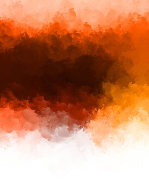 Yaratıcı soyut resim. Artistik fırça darbeleriyle donatılmış. Renkli ve canlı bir illüstrasyon. boyalı sanat.