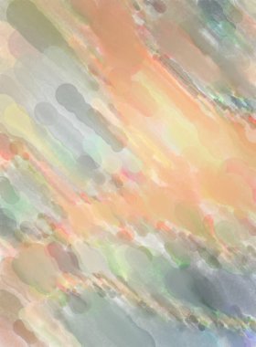 Çağdaş sanat. El yapımı resim. Modern sanat eserleri. Yüzeyde suluboya fırça darbeleriyle resim yapmak. 2D çizim. Sanatsal arkaplan resmi. Tablo üzerinde soyut resim. Renkli doku.