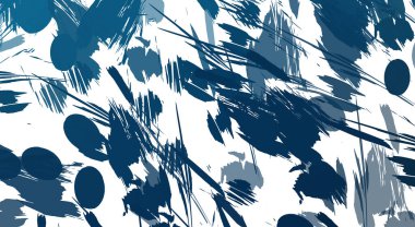 Renkli fırça darbelerinin 2B çizimi. Dekoratif doku resmi. Canlı boya desenli arka plan. Kaotik fırça darbeleri resim.