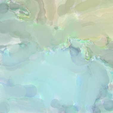 El yapımı sürreal soyut desenli suluboya. Modern sanatsal resim. 2D çizim. Arkaplan boyası karışımı. Yaratıcı duvar sanatı. Çağdaş sanat.